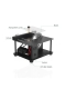 Мини-настольная пила Mini Table Saw 24V, 110 мм