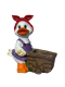 Садовая фигурка кашпо BowDuck